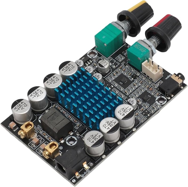 Digital Subwoofer Amplifier Board 100W High Performance Power Module DIY Speaker Black - Image 2
